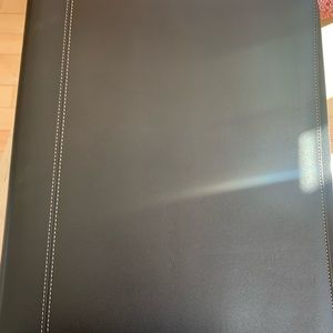 Coach Black Leather Portfolio - brand new!